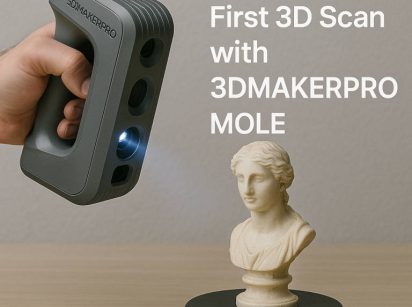 Step-by-Step Guide to Your First 3D Scan with 3DMakerpro Mole