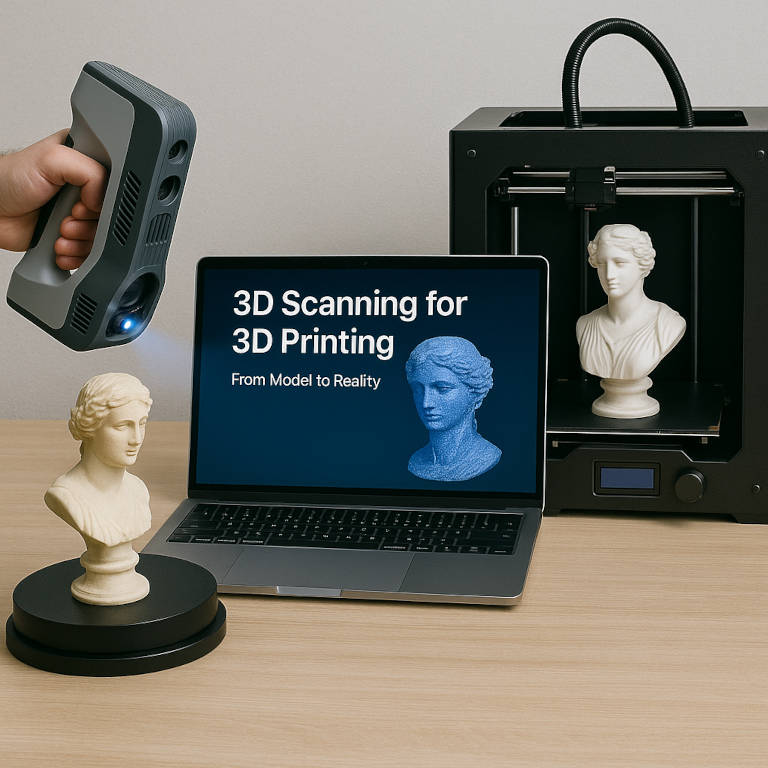 3D Scanning for 3D Printing: From Model to Reality
